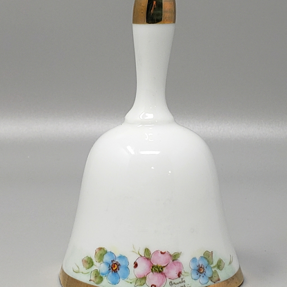 Vintage Hand-Painted China Bell